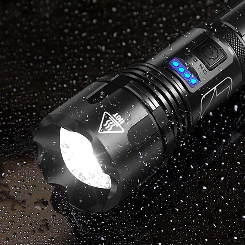 UltraFlash™️ - Waterproof Ultra Bright Flashlight | 500m Range (FREE USB Cable)