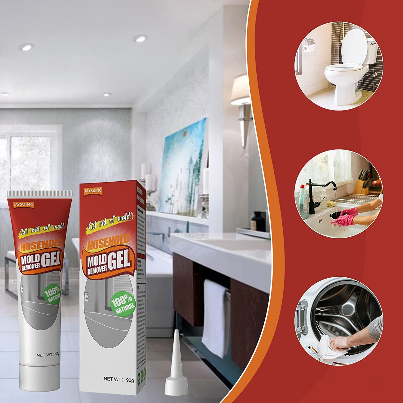 MildewGuard™ - Mould Remover Gel (1+1 FREE)