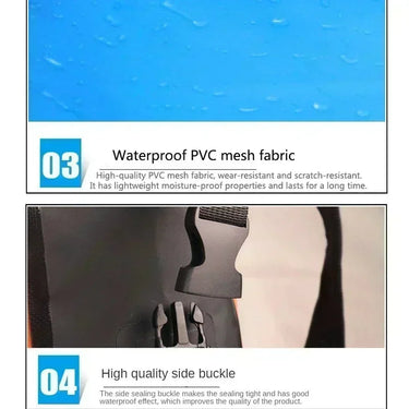 Dry Bag Backpack | Waterproof & Buoyant Rolltop | 25L & Breathable Straps | For Kayaking & Camping