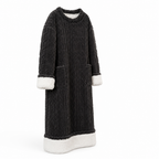 Women's Fleece Blanket Dress With Front Pockets