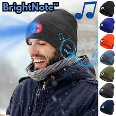 BrightNote™ - Knit Beanie with Built-In LED and Speakers