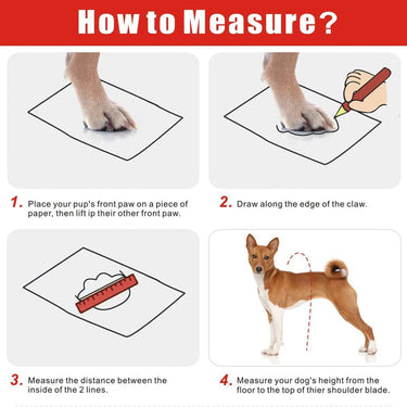 PawGuard™ - Adjustable Dog Suspender Boots for Winter Hiking