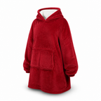 Fleece-Lined Wearable Blanket Hoodie