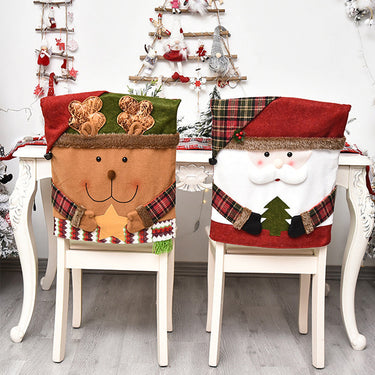 MerrySeat™ - Festive Holiday Chair Covers for Christmas Decor