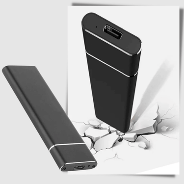 Portable SSD Drive | High-Speed USB-C 520 MB/s | Durable Aluminum Case | Compact Travel Size