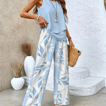 Victoria Women's Set - Chic Two-Part Summer Outfit for Warm Days