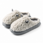 Women's Winter Slippers Fleece-Lined Non-Slip Slip-Ons