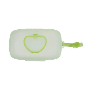Baby Wipe Dispenser | Transparent Case & Tightly Sealing Lid | Lightweight with Carry Strap