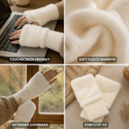 Gloves with open fingertips for easy touchscreen access