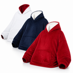 Soft fleece-lined hoodie with a spacious kangaroo pocket