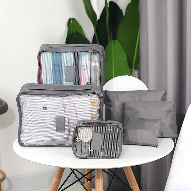 Portable Luggage Storage Bags Set Of 6