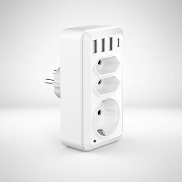 Smart Wi-Fi Socket | Hidden Wi-Fi Camera | USB Charging Ports | App & Voice Control