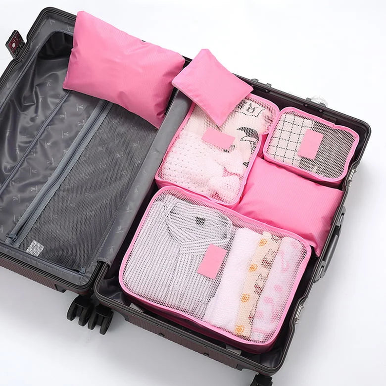 Portable Luggage Storage Bags Set Of 6