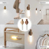 GlowSense™ - Wooden Lamp with Motion Sensor