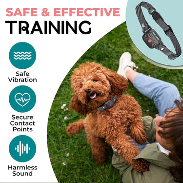 Anti-Bark Collar for Small Dogs | Adjustable Vibration & Sound | Waterproof | Comfortable Fit
