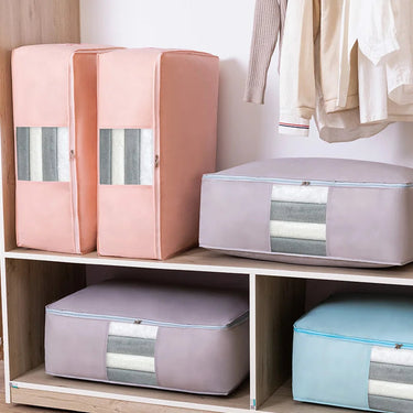Foldable Clothes Storage Bag | Space-Saving Design | Breathable Non-Woven Fabric | Dustproof