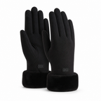 Women's Winter Gloves With Fleece Lining And Touchscreen Tips