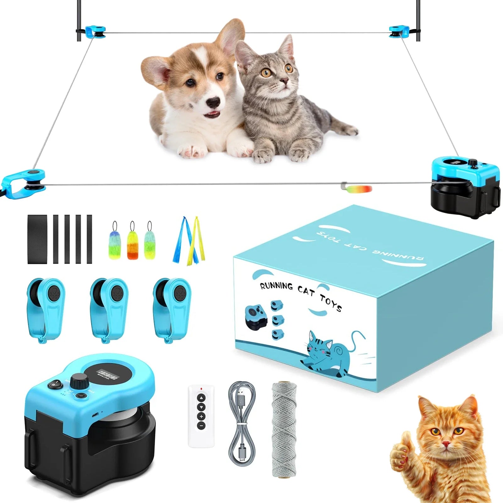 PurrJoy™ - Interactive Cat Toy Wheel for Active Play