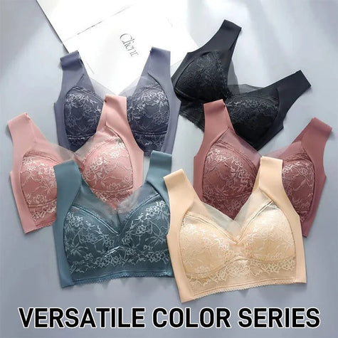 Comfortable & Supportive Women's Lace Bra – 1+1 FREE