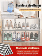 Foldable Storage Organizer for Shoes and Clothing