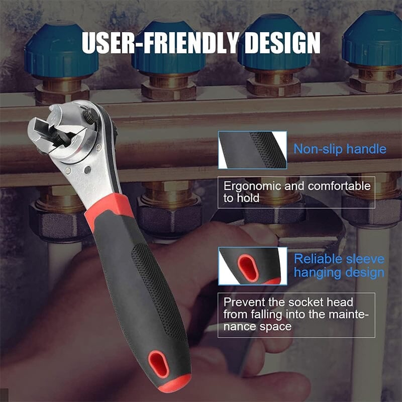 RatchetMaster™ - Universal 360° Adjustable Wrench for Every Job (+ FREE Mystery gift)