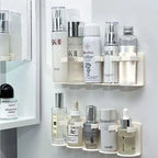 Wall-Mounted Storage Hooks Set No Drilling