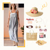 Comfortable & Casual Striped Camisole Summer Dress