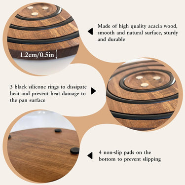 MagniWood™ - Stylish Magnetic Wooden Coasters for Home Decor