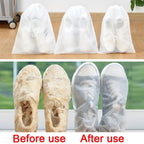 Reusable Drawstring Storage Bags Set