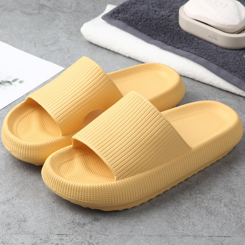 Soft unisex house slippers shown as a matching couple set