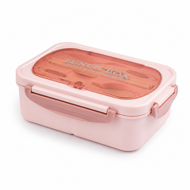 Bento Lunch Box | Leak-Proof Closure | 1200ml Capacity & Divided Interior | Office & School