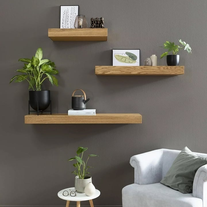 VaultRack™ - Minimalist Shelf with Hidden Storage