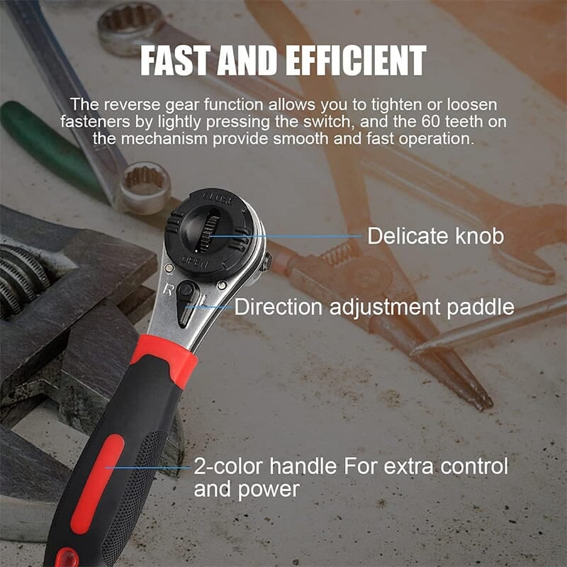 RatchetMaster™ - Universal 360° Adjustable Wrench for Every Job (+ FREE Mystery gift)