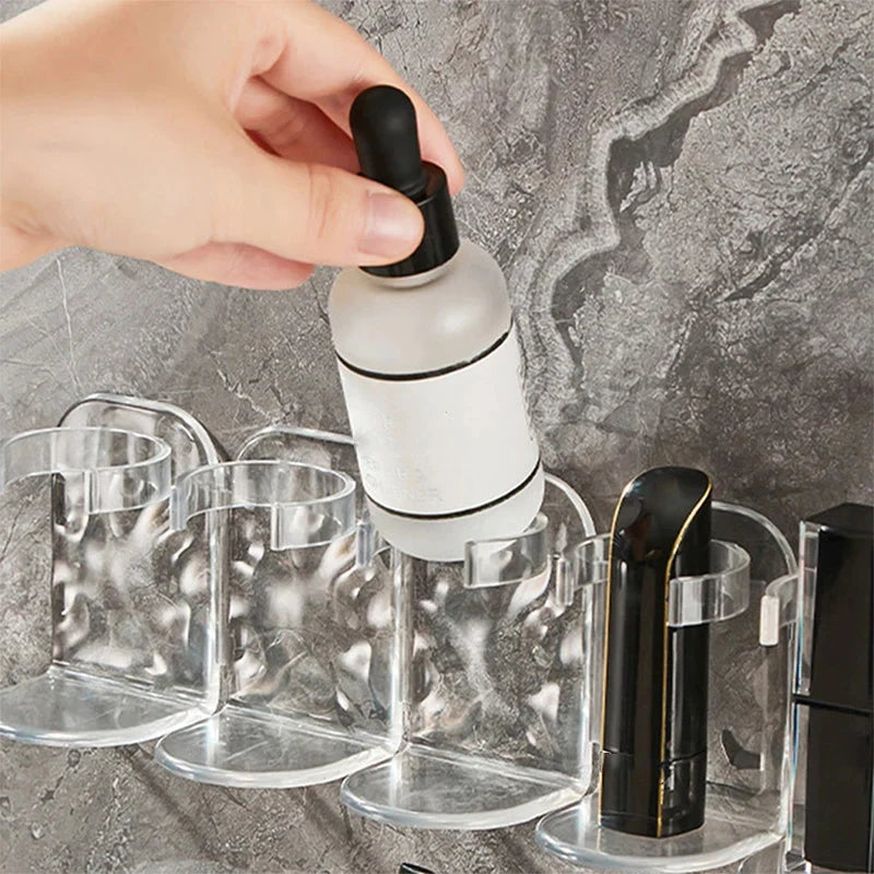 Wall-Mounted Storage Hooks Set No Drilling