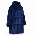 Fleece-Lined Wearable Blanket Hoodie