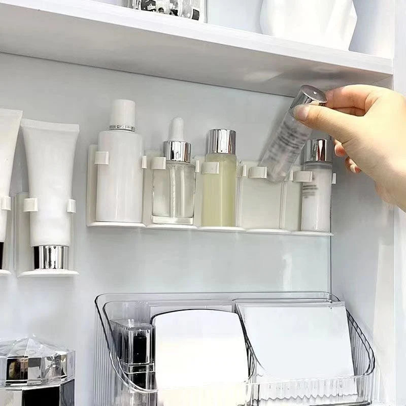 Wall-Mounted Storage Hooks Set No Drilling