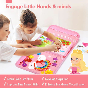 PlayPath™ - Montessori Toddler Busy Board Backpack