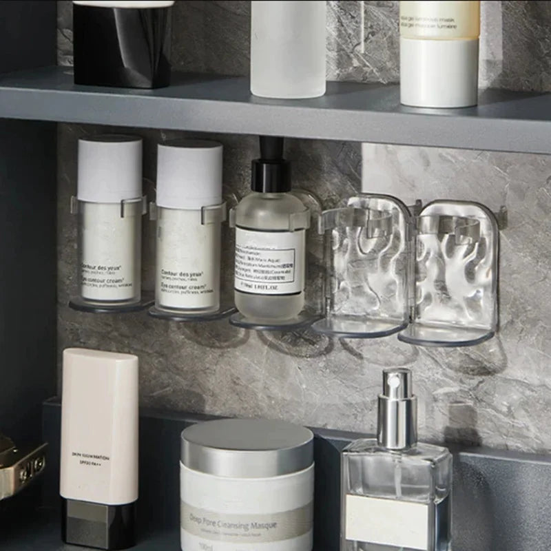 Wall-Mounted Storage Hooks Set No Drilling