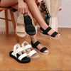 Tredora™ - Women's Wedge Heeled Sandals | Comfortable Ankle Strap