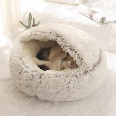 KittyCove™ - Cozy Plush Cat Bed for Ultimate Comfort