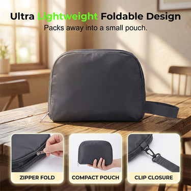 3-in-1 travel bag carried as a backpack with adjustable shoulder straps