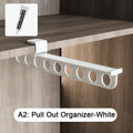 Extendable Clothes Rail Metal Adjustable Hanging Rack