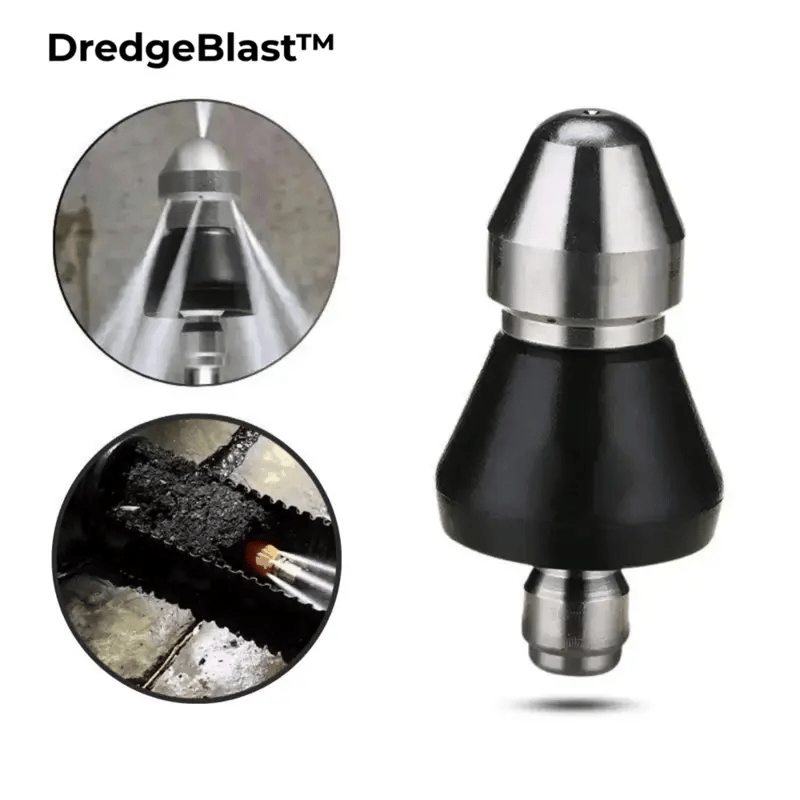 DredgeBlast™ — Unclogs Drains in seconds, without chemicals!