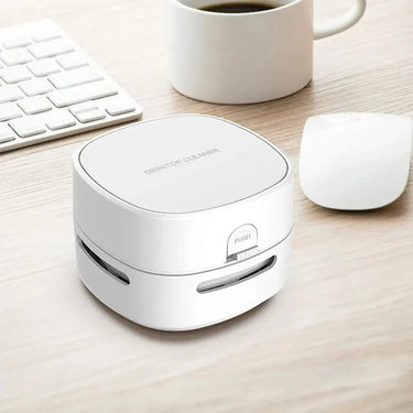 Mini Desk Vacuum | Cordless Compact Design | 360° Suction & Quiet Operation