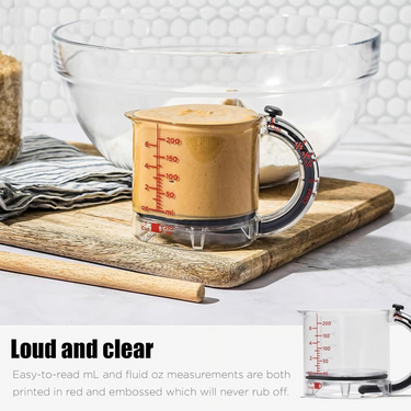 SmartMeasure™ - 4-in-1 Adjustable Measuring Cup for Easy Cooking