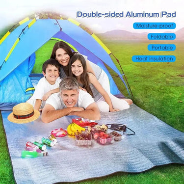 Camping Sleeping Mat | Heat-Reflective Insulated | Aluminum Coating & Foam, 2.5 cm Thick