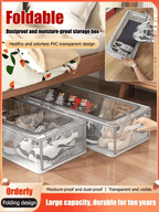 Foldable Storage Organizer for Shoes and Clothing