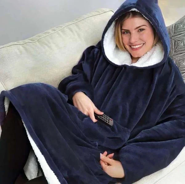 Close-up of the soft fleece lining inside the hoodie