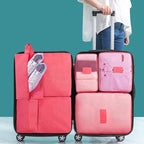 Portable Luggage Storage Bags Set Of 6