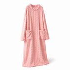 Women's Fleece Blanket Dress With Front Pockets